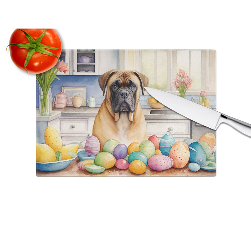 Planche à découper en verre Decorating Bullmastiff