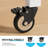 Rolling Kitchen Island with Wheels and Large Countertop, Spicy Rack, Towel Rack and Drawers