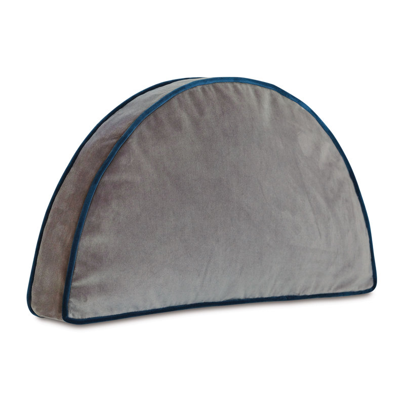 Uma Velvet Pillow Cover & Insert, Gray