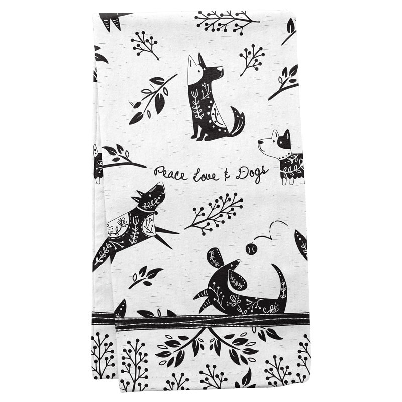 TORCHON BOHO CHIEN