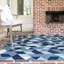 Tapis intérieur / extérieur bleu Mccreary-255505369