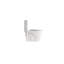 Toilette de salle de bain, double chasse 1,1 / 1,6, céramique, blanc brillant, siège allongé à fermeture douce, siège confort blanc, bol