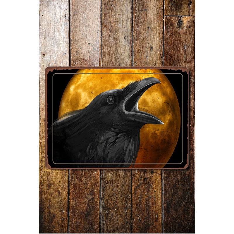 Wall Decor on Metal, 15cm H x 20cm W