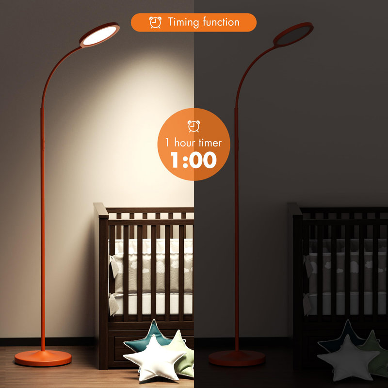 Floor Lamp for Living Room, Orange