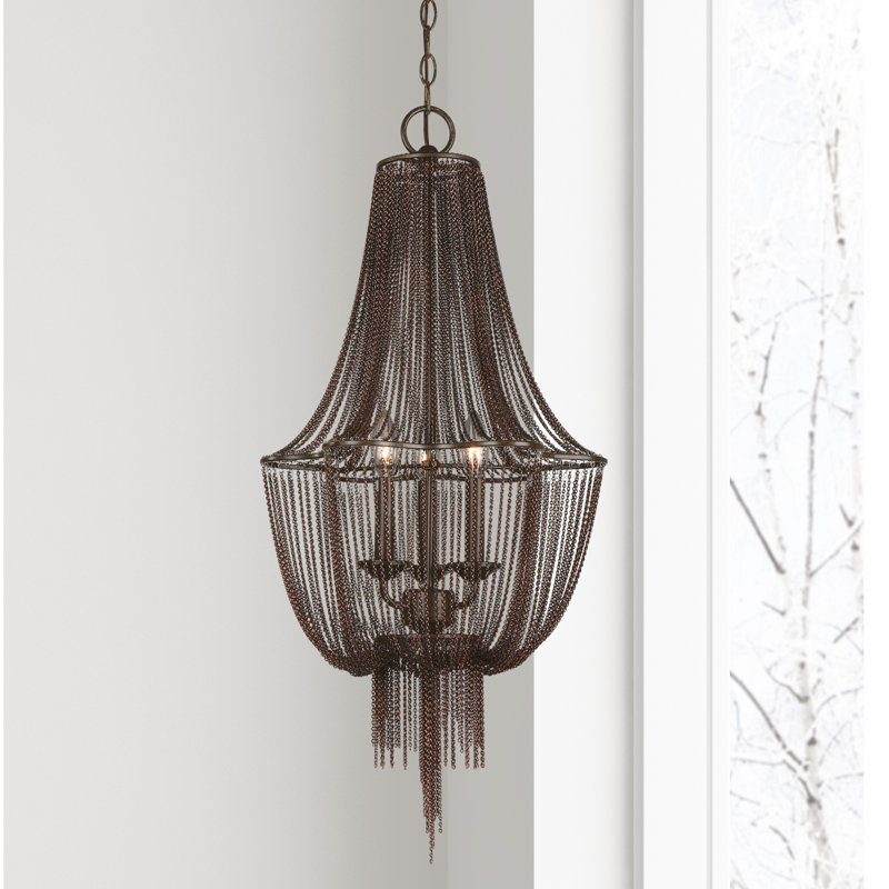 Lustre empire 3 lumières Argens