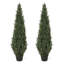 Arbres artificiels, arbre topiaire en cèdre artificiel Outdor, faux cyprès pour la décoration intérieure-126095763-126095765