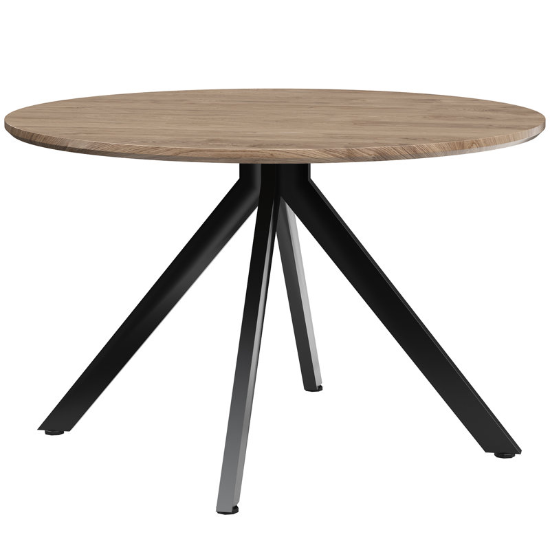 Solid Wood Round Dining Kitchen Table