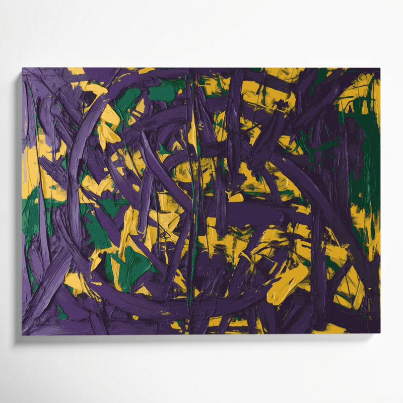Art mural sur toile Neo Expressionism 54, H 20 po x l 30 po