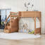 Lit mezzanine avec penderie et tablettes intégrées-128781483-128781486