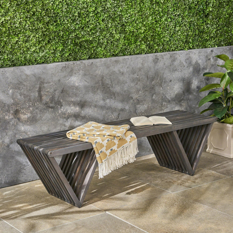 Banc de pique-nique d'extérieur en acacia
