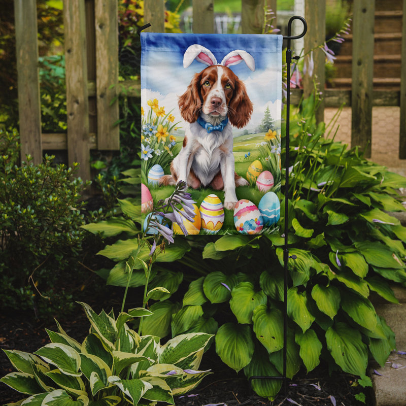 Easter Egg Hunt Double Sided 15.5'' H x 11.25'' W Polyester Easter Garden Flag