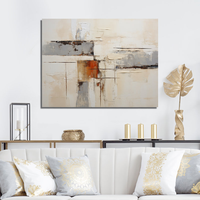 Impression sur toile Western, reproduction de paysage rustique - Simplicité occidentale III, Toile tendue