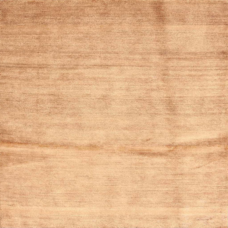 Tapis brun/beige à aire contemporaine, Carré 7 pi