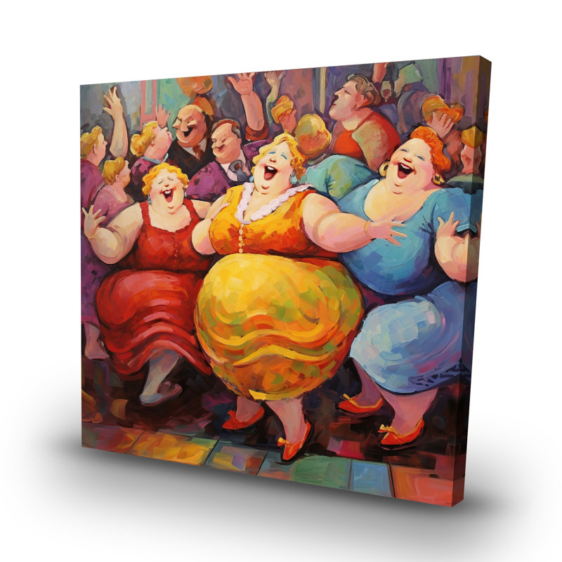 Live dance - 32"x32" art on canvas