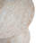 Outdoor/Indoor Lightweight Concrete Side Table,Travertine Finish