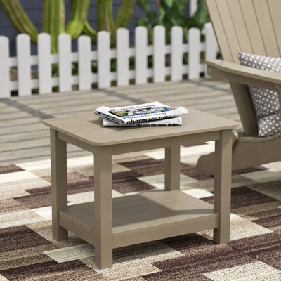 Table d'appoint pour l'extérieur en polyester Arrlo