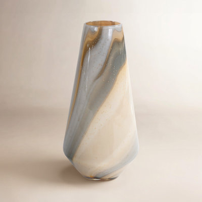 Roxana 14'' Handmade Glass Table Vase