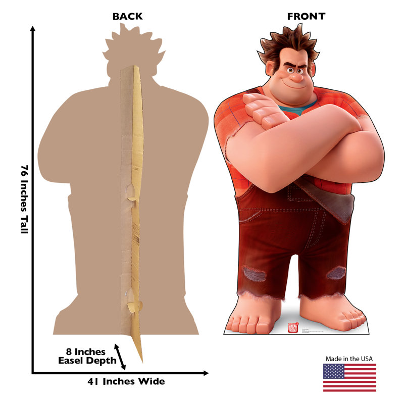 76'' Disney Wreck-It-Ralph Cardboard Standup Decor