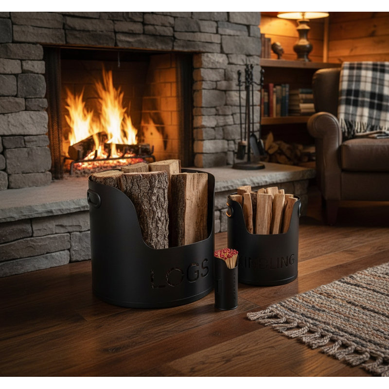 Metal Decorative Logs