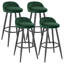 Cristhian Upholstered Counter Stool with Metal Frame-753198288