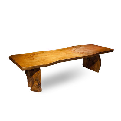 Table de conférence en bois massif Burlywood Free Form