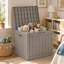 Boîte de rangement en résine pour rangement extérieur l 22 po x P 17 po-131658052-131658054