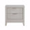 Table de chevet 1Pc avec 2 tiroirs, meubles de chambre à coucher modernes, façades en roseau, table de chevet avec tiroirs