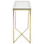 Redd 120cm Glass Top Console Table