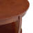 Round Coffee Table with Lower Shelf, 30 inch Wood Accent Table with Open Storage for Living Room, Bedroom, Apartment-148500951