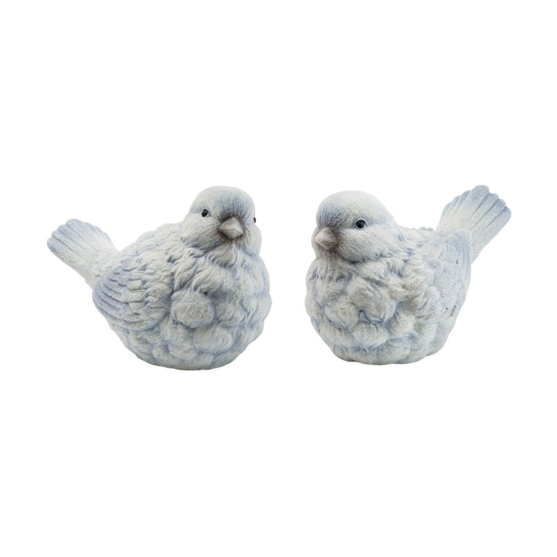 Ensemble de 2 statues Snowbird