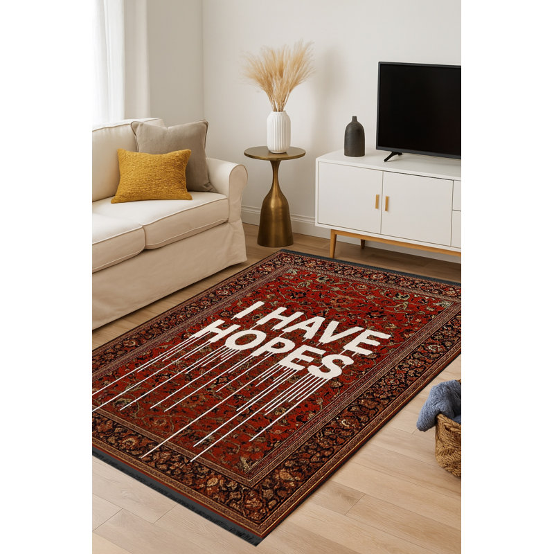 Tapis tissé crème Mosso, 2' x 2'11"