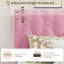 Cadre de grand lit avec tête de lit ajustable, cadre de lit rembourré, rose-134330763