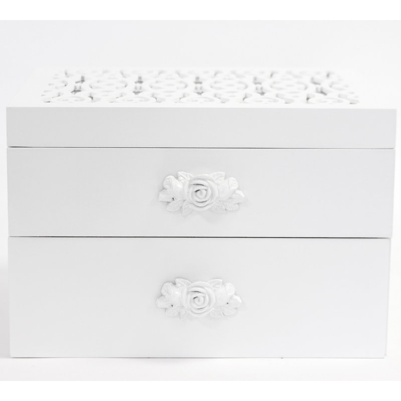 Wood Jewelery Box + Drawers