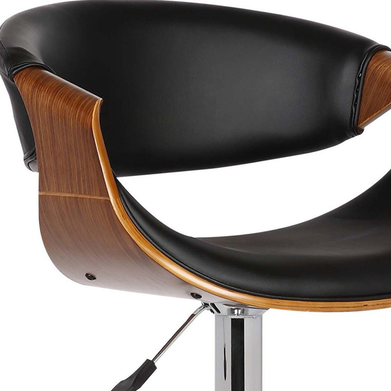 Tabouret de bar rotatif Mod, Noir