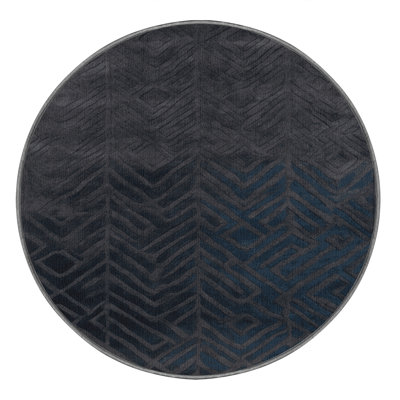 Machine Washable Trellis Gray Area Rug
