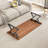 Cherry Solid Wood + Steel Rectangular Coffee Table-2101801900