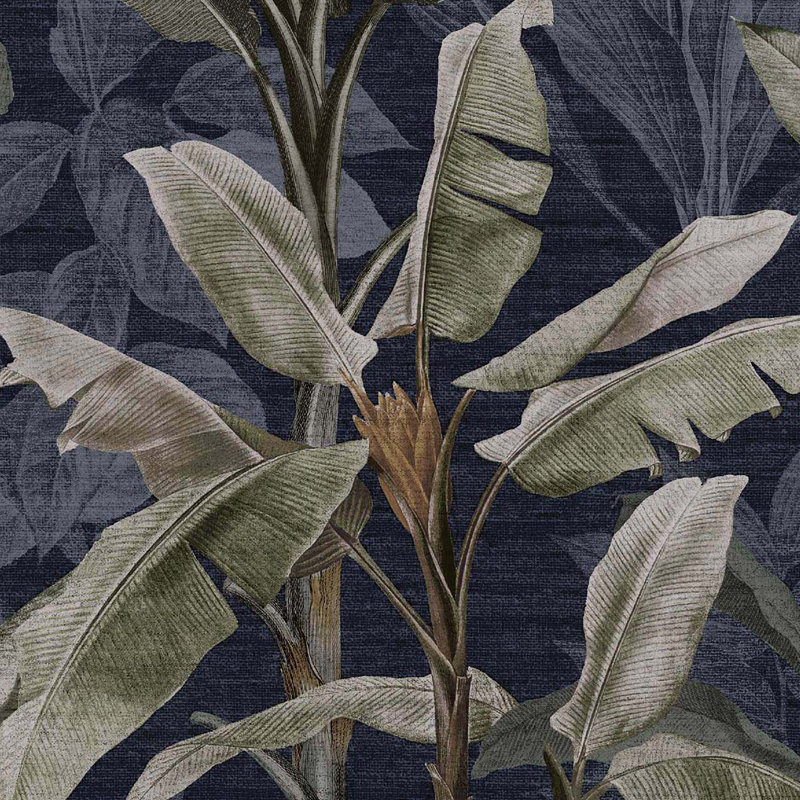 Borneo Emerald Wallpaper, Black