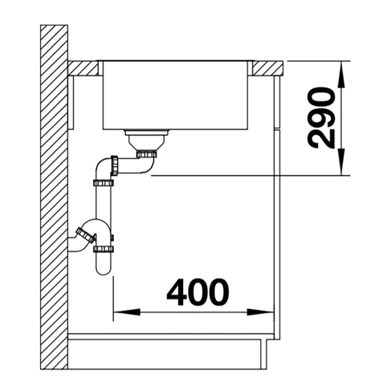 Andano 49 x 44cm Inset Kitchen Sink