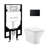 Carre Wall-Hung Toilet Bundle 0.8/1.6 GPF Dual Flush With Flush Plate-108927925