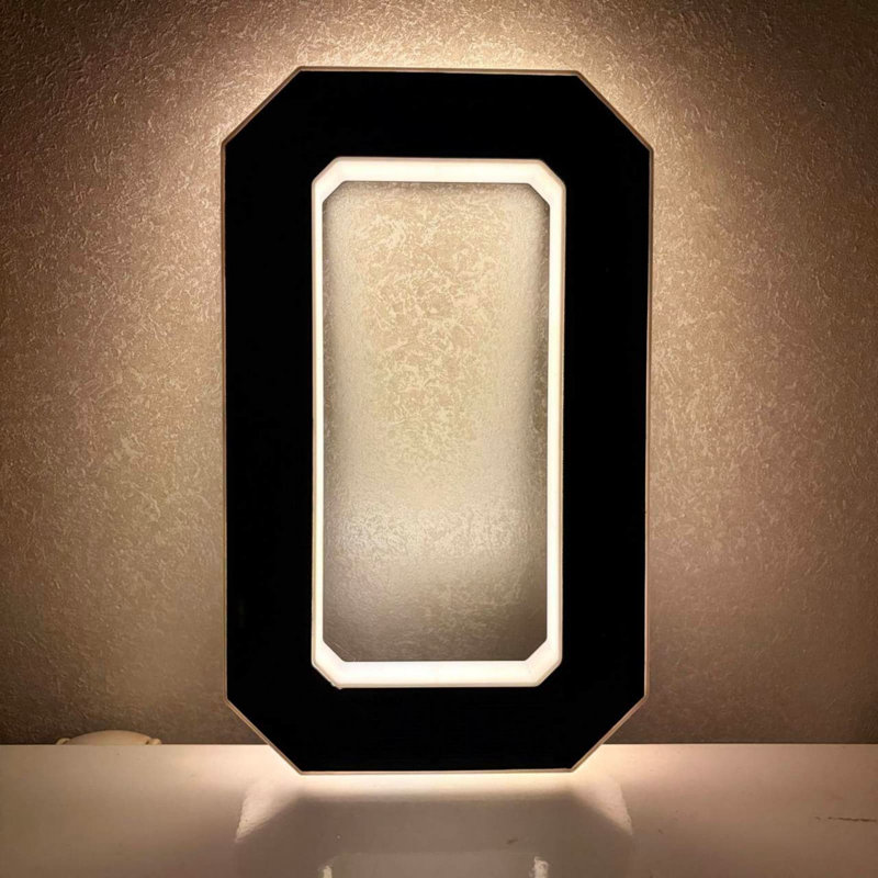 Solar-powered Digital Doorplate Waterproof LED Address Number Sign