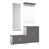 Gris anthracite / blanc est en rupture de stock