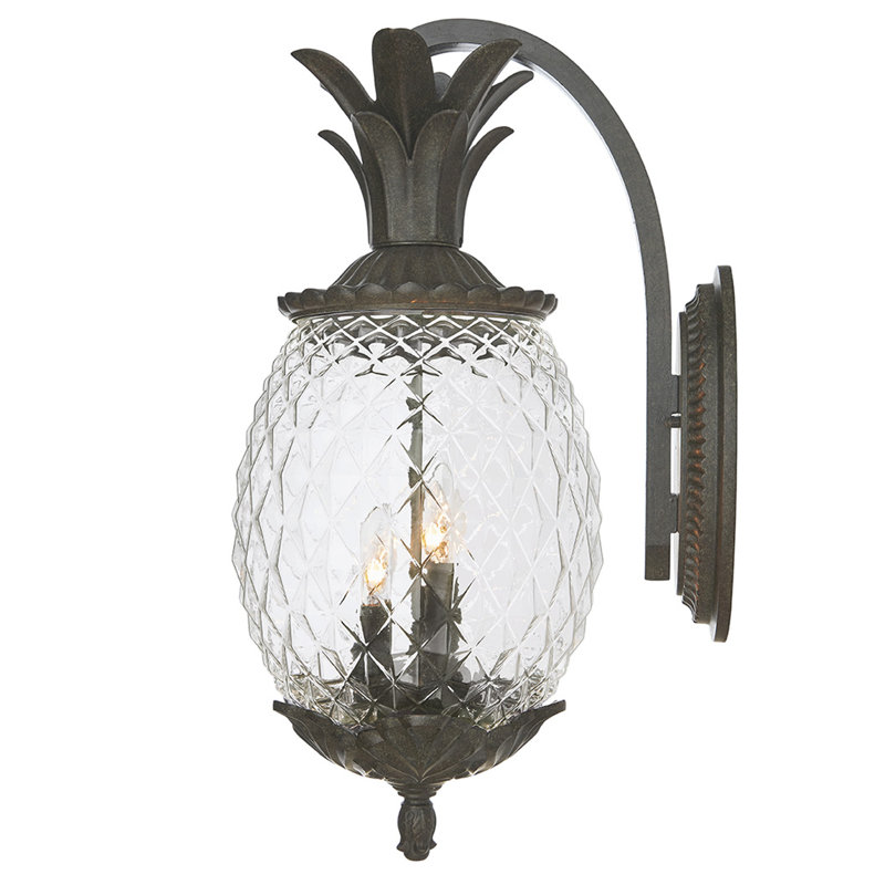 Arlesey Wall Light, Black Coral