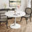Indars Round Metal Base Dining Table-1649017038-1649017036