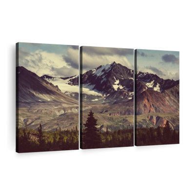 «Alaskan Mountains» sur toile