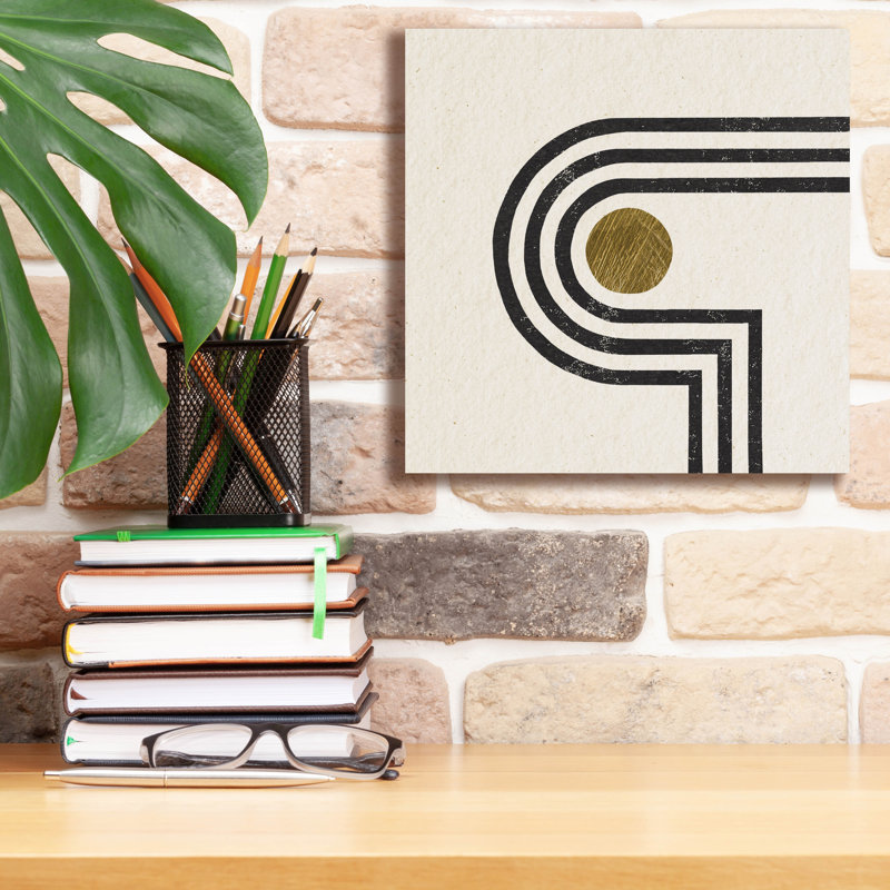 «Path 6» par Moira Hershey, art mural sur toile, H 12 po x l 12 po x P 0,75 po