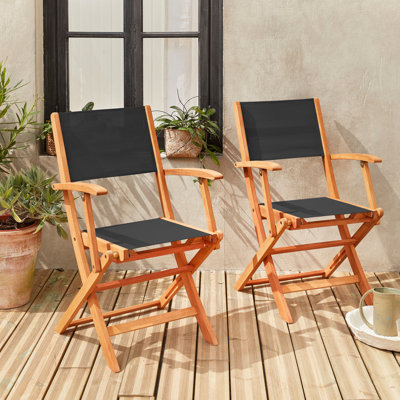 Kirby Folding Patio Dining Armchair with Cushion