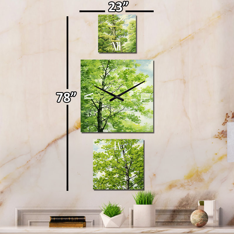 Machael Metal Wall Clock