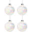 Ornement boule de Noël en verre à 2 finitions-459043224