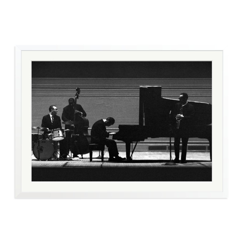 The Dave Brubeck Quartet, 27" H x 38" W, White