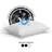 Memory Foam Cluster Bed Pillow with Charcoal Infused Cover